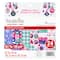 6" x 6" Jewels & Jolly Double-Sided Paper Pad, 24 Sheets by Recollections™